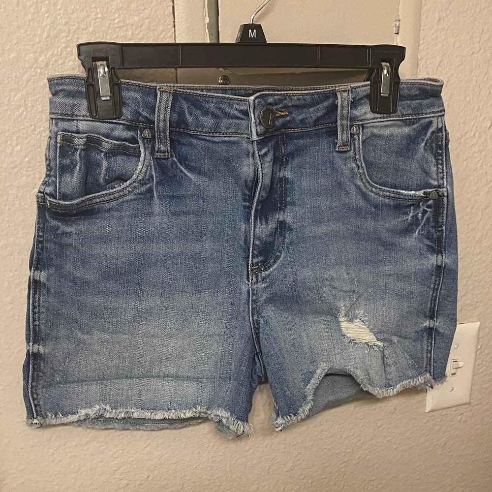 Kut from the Kloth Women’s Gidget High Rise Distressed Jean Shorts - Size 4